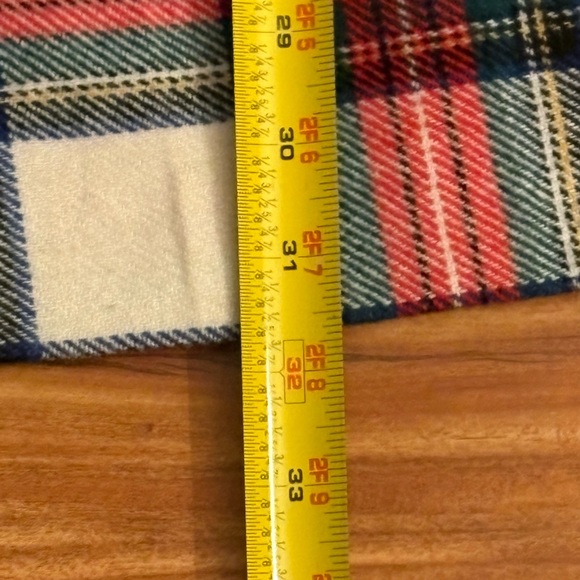 Ann Stevens Vintage Wool Pleated Stewart Plaid Skirt XS 0 2 24 25 Holiday Xmas - Picture 8 of 8